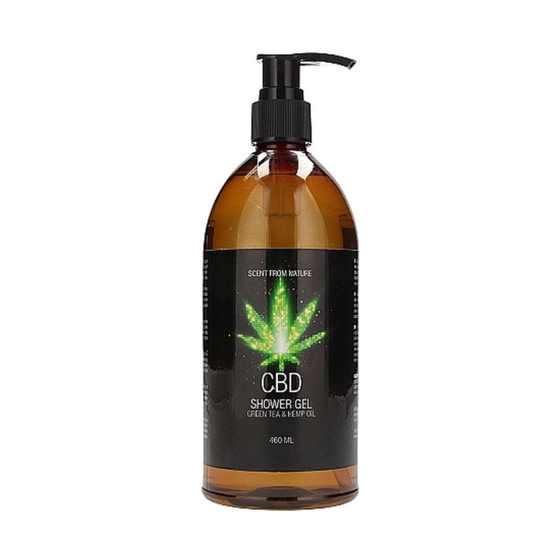 CBD - Bath and Shower - Luxe Care set - Green Tea Hemp Oil